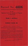 Valentine W. Southall, Administrator of the Estate of Frank T. Southall, deceased v. Eldridge Reams, Inc.
