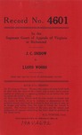 J. C. Snidow v. Lloyd Woods