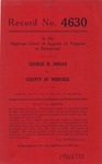 George M. Hogan v. County of Norfolk