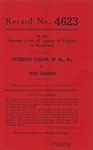 Catherine Carson, and Leo N. Gillerlain and Catherine Carson as Executors of the Will of Joseph P. Gillerlain, deceased v. June Simmons