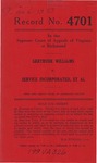 Gertrude Williams v. Service Incorporated, et al.