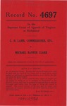 C. H. Lamb, Commissioner of the Division of Motor Vehicles of the Commonwealth of Virginia v. Michael Banyer Clark