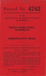 Railway Express Agency, Inc. v. Commonwealth of Virginia