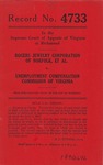Rogers Jewelry Corporation of Norfolk, et al. v. Unemployment Compensation Commission of Virginia
