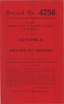 Jack Wagoner, Jr. v. Jack's Creek Coal Corporation