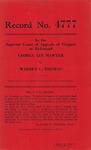 George Lee Mawyer v. Warren C. Thomas