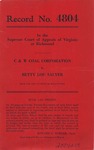 C & W Coal Corporation v. Betty Lou Salyer