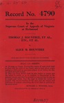 Thomas J. Rountree, et al., etc., et al. v. Alice M. Rountree