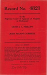 Geneva A. Phillips v. John Nelson Campbell