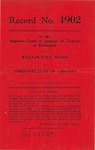 William Paul Mason v. Commonwealth of Virginia