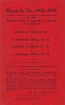 Edith J. Poindexter v. J. Hendley Jones, et al.; and, George L. Dovel, et al. v. J. Hendley Jones, et al.
