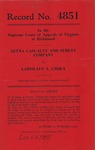 Aetna Casualty and Surety Company v. James R. Anderson; and, Aetna Casualty and Surety Company v. Ladislaus A. Czoka