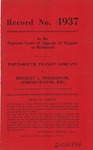 Portsmouth Transit Company v. Herbert L. Brickhouse, Administrator, etc.