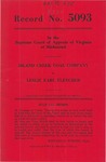 Island Creek Coal Company v. Leslie Earl Fletcher