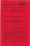 Eloise J. White, et al, v. State Highway Commisioner of Virginia