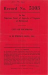 City of Richmond v. A. H. Ewing's Sons, Inc.