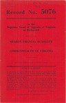Sharon Emanuel Durrette v. Commonwealth of Virginia