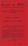 Russell E. Farrar v. Commonwealth of Virginia