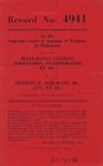 Belle-Haven Citizens Association, Inc. v. Herbert F. Schumann, Jr., Zoning Administrator, etc., et al.