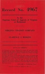 Virginia Transit Company v. Clarence J. Hodges