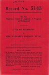 City of Richmond v. Margaret Johnson, et al.