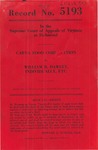 Carva Food Corporation v. William B. Dawley, Individually, and t/a William B. Dawley and Company