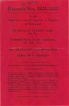 Petroleum Transit Corporation of Virginia v. Commonwealth of Virginia, Ex Rel., etc.; and, Oil Transport, Inc., v. Rudolph D. Stewart