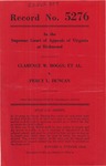 Clarence W. Boggs and Kathleen Boggs v. Percy L. Duncan