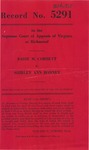 Sadie M. Corbett v. Shirley Ann Bonney