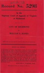 City of Richmond v. William E. Hanes