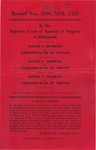 Joseph V. Hanbury v. Commonwealth of Virginia