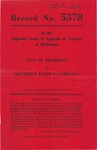 City of Richmond v. Southern Railway Company