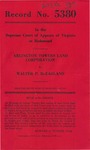Arlington Towers Land Corporation v. Walter P. McFarland
