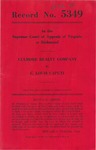Culmore Realty Company v. C. Louis Caputi