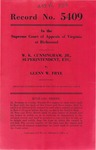 W. K . Cunningham, Jr., Superintendent, etc., v. Glenn W. Frye