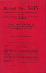 United Brotherhood of Carpenters and Joiners of America, AFL-CIO v. Roscoe Humphreys