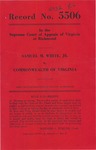 Samuel M. White, Jr., v. Commonwealth of Virginia