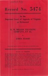H. W. Miller Trucking Company, et al., v. Emma Flood