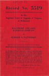 Baltimore and Ohio Railroad Company v. Elwood D. Patterson