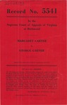 Margaret Carter v. George Garner
