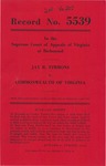 Jay R. Timmons v. Commonwealth of Virginia