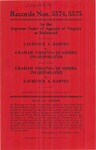 Laurence A. Barnes v. Graham Virginia Quarries, Inc.; and, Graham Virginia Quarries, Inc., v. Laurence A. Barnes