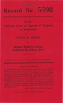 Cyrus W. Beale v. Doris Temple King, Administratrix of the Estate of Peter H. King, deceased