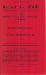 Felix J. Brown, et al., v. City of Richmond, et al.; and, J. Rupert Picott, Individually, etc., et al., v. City of Richmond, et al.