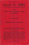 Jack Banner v. Commonwealth of Virginia