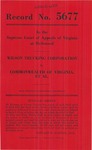 Wilson Trucking Corporation v. Commonwealth of Virginia, et al.