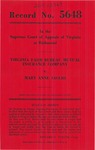 Virginia Farm Bureau Mutual Insurance Company v. Mary Anne Saccio