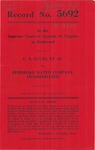 C. A. Lucas, et al., v. Pembroke Water Company, Inc.