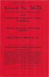 Virginia Electric and Power Company v. Alice Young Farrar, et al.