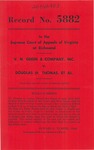 V. N. Green and Company, Inc., v. Douglas M. Thomas, et al.